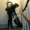 Rengøring af trappeopgang
